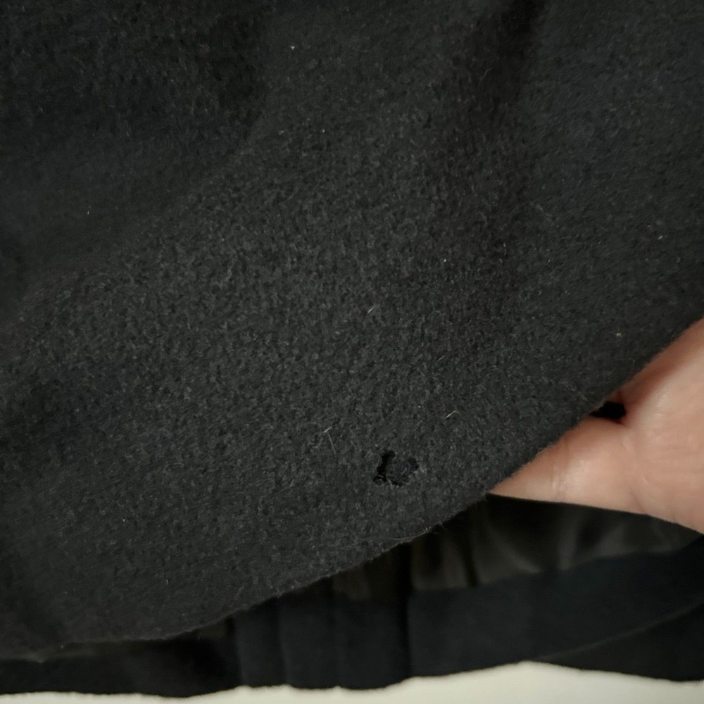 Jil Sander Black Double-Breasted Trench Coat - Picture 10 of 12